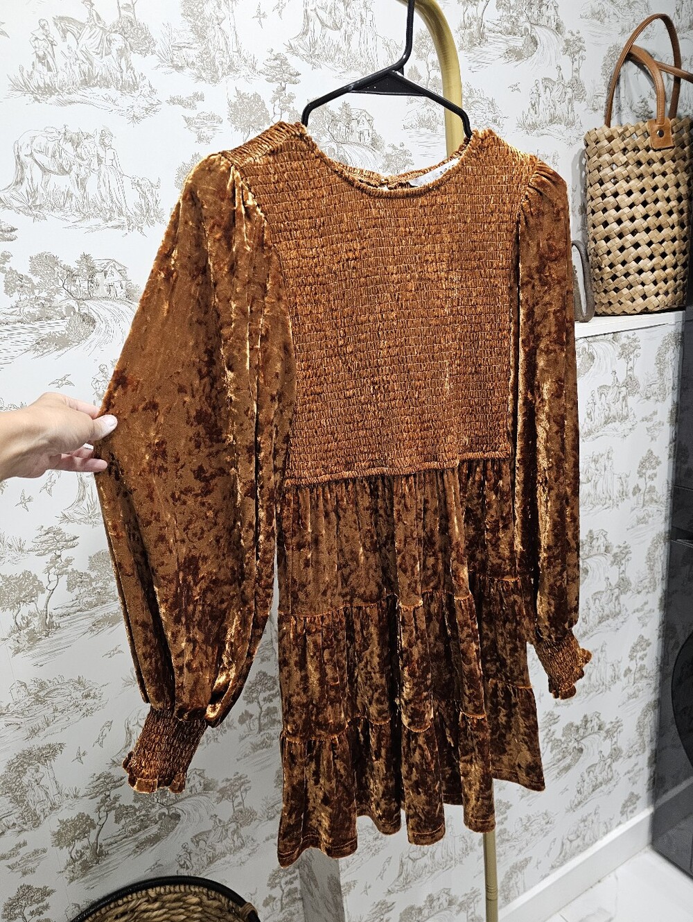 Baltic Born Crushed Velvet Kelee Dress - Picture 5 of 10